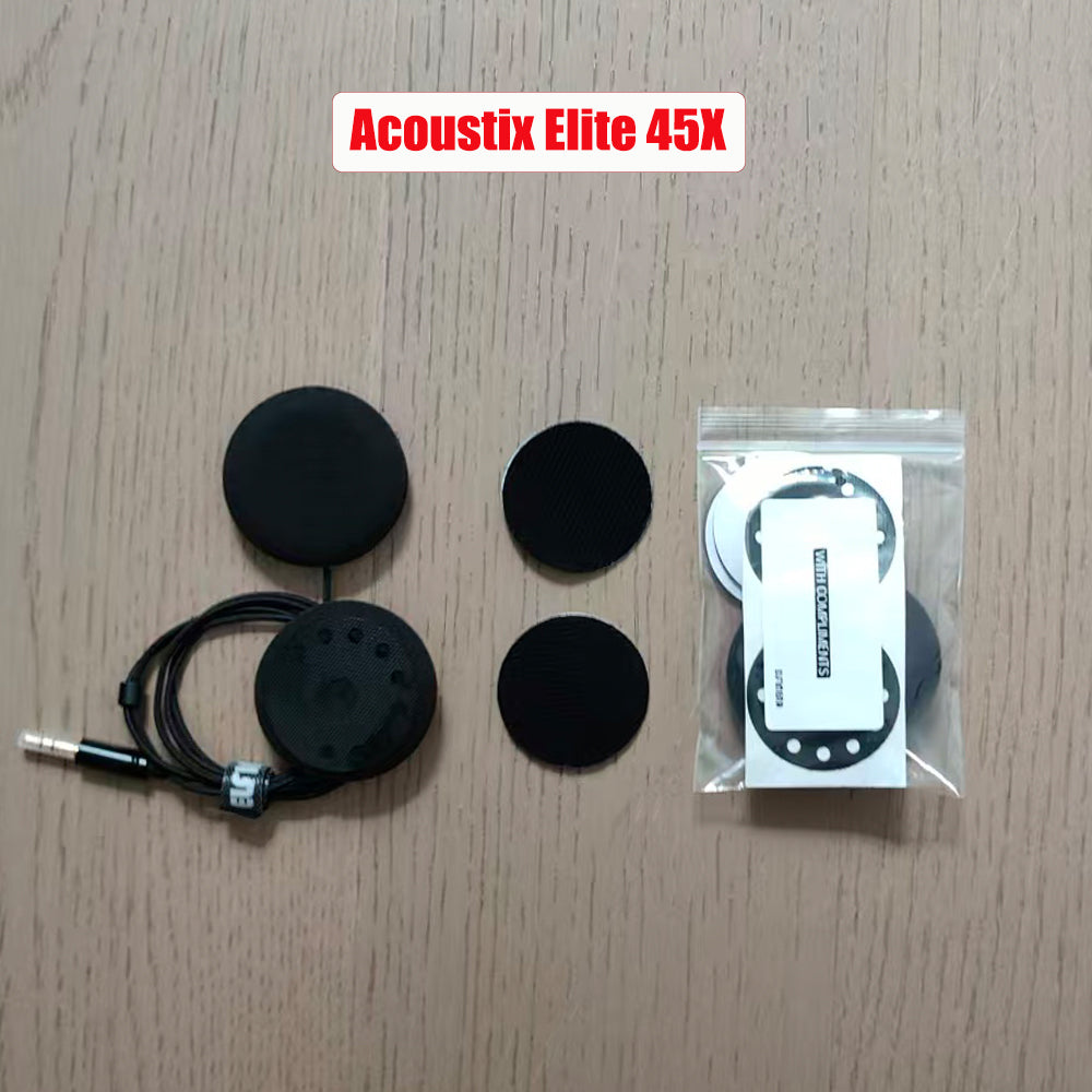 ELFINEAR ACOUSTIX ELITE 45X 45MM Helmet Speaker - Ultimate Sound 3.5mm AUX Compatible With Cardo, Sena, Vimoto Communicators