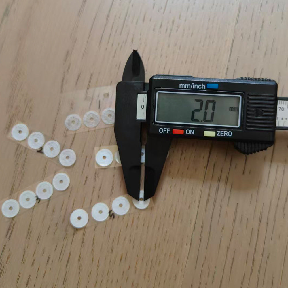 ELFINEAR Headphone Speaker Back Magnet Tuning Damper Paper 9x7mm - Y1-Y5 20Pcs Total 2 Variants (With/Without 2mm Center Hole)