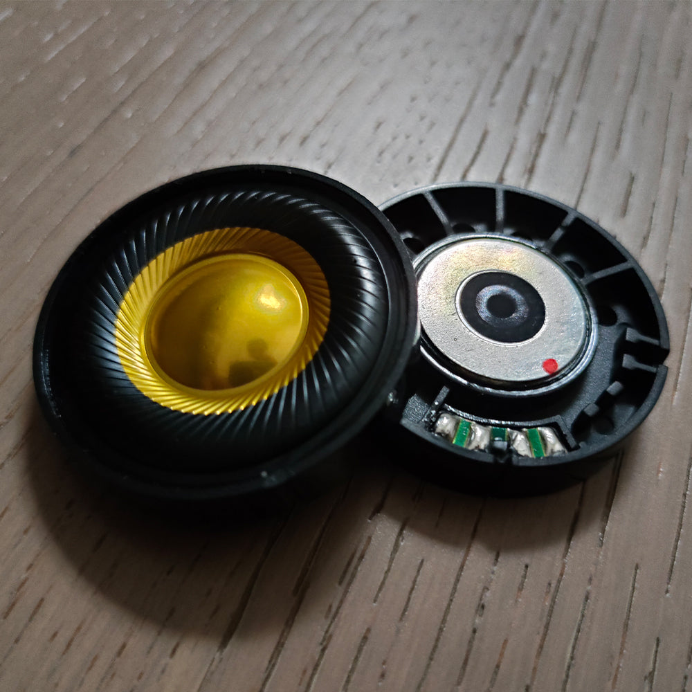 ELFINEAR Carbon-Micro Warm Sonic Driver 40mm, N48 Magnet, High-Res, 32Ω 300Ω Handmade