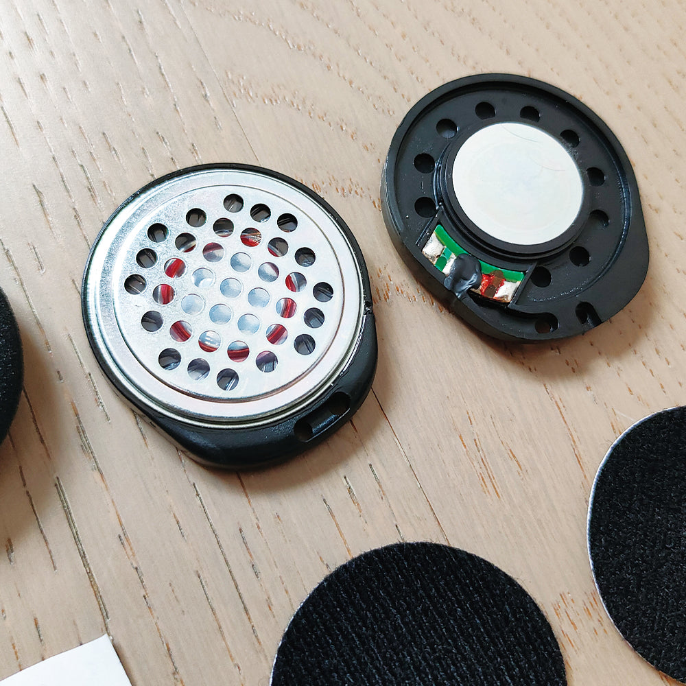 ELFINEAR High Qualtiy DIY Stereo Helmet Speakers Headphones for Cardo,Sena,Lexin,Vimoto Work with Most Helmet Communicators