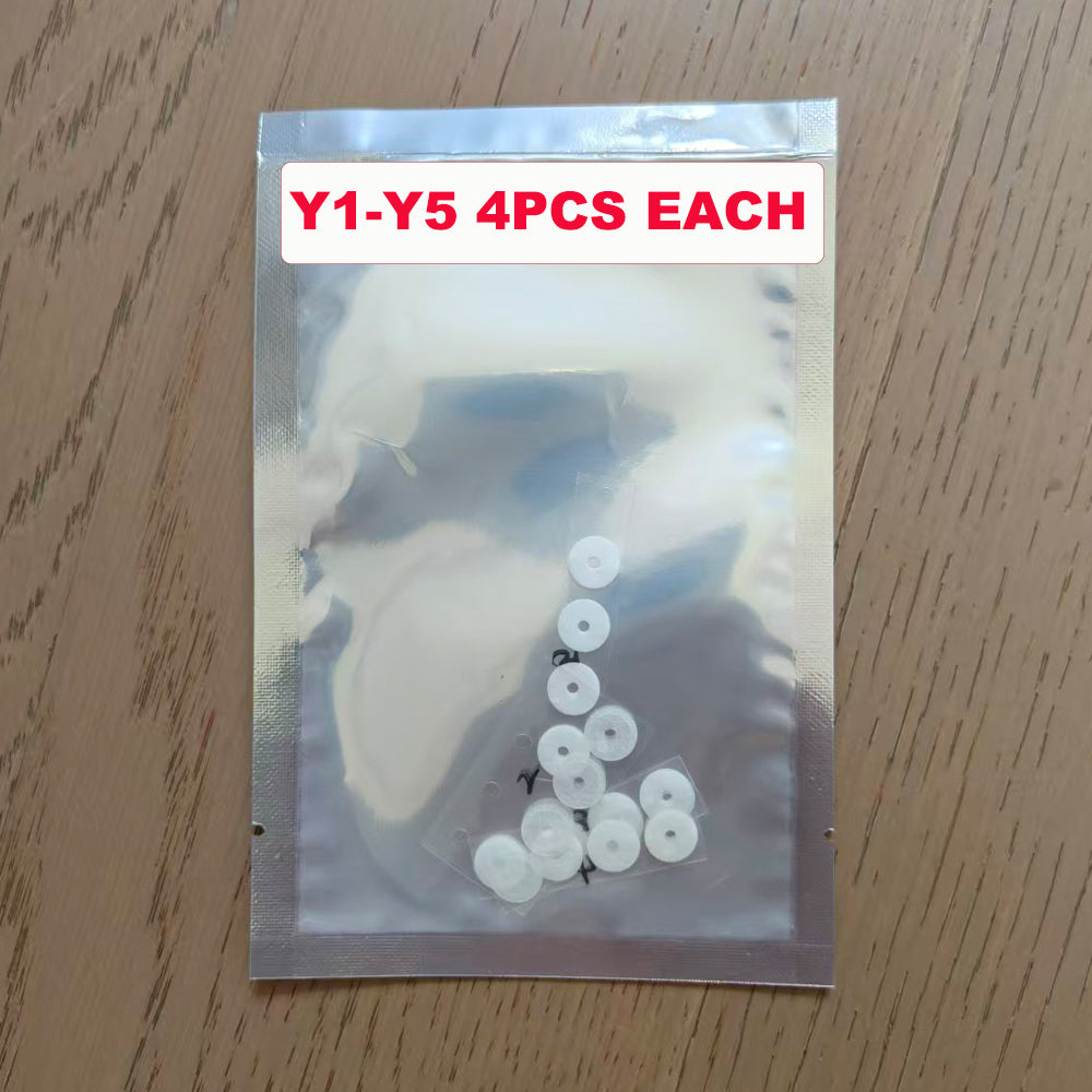 ELFINEAR Headphone Speaker Back Magnet Tuning Damper Paper 9x7mm - Y1-Y5 20Pcs Total 2 Variants (With/Without 2mm Center Hole)