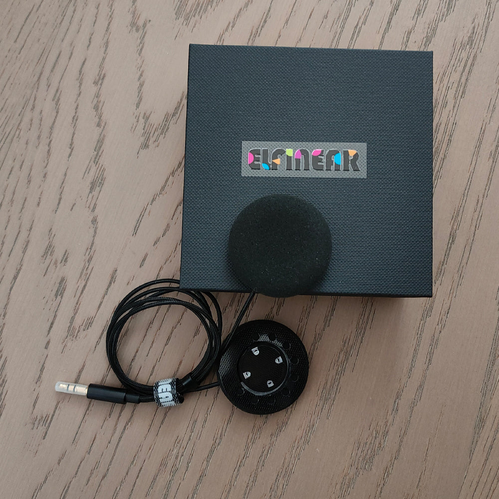 ELFINEAR 40MM UltraSlim Motocycle Helmet Speakers Compatible With Cardo,Sena Work with Most Helmet Communicators