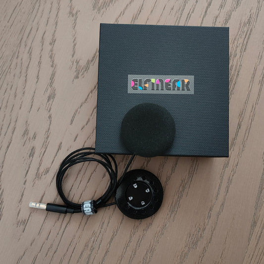 ELFINEAR 40MM UltraSlim Motocycle Helmet Speakers Compatible With Cardo,Sena Work with Most Helmet Communicators