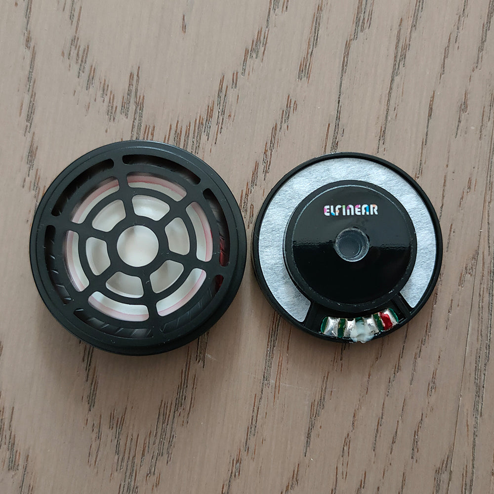 ELFINEAR LCP-40 BlackCore 40mm Driver Unit with N52 Magnet & Large Black Wire Voice Coil