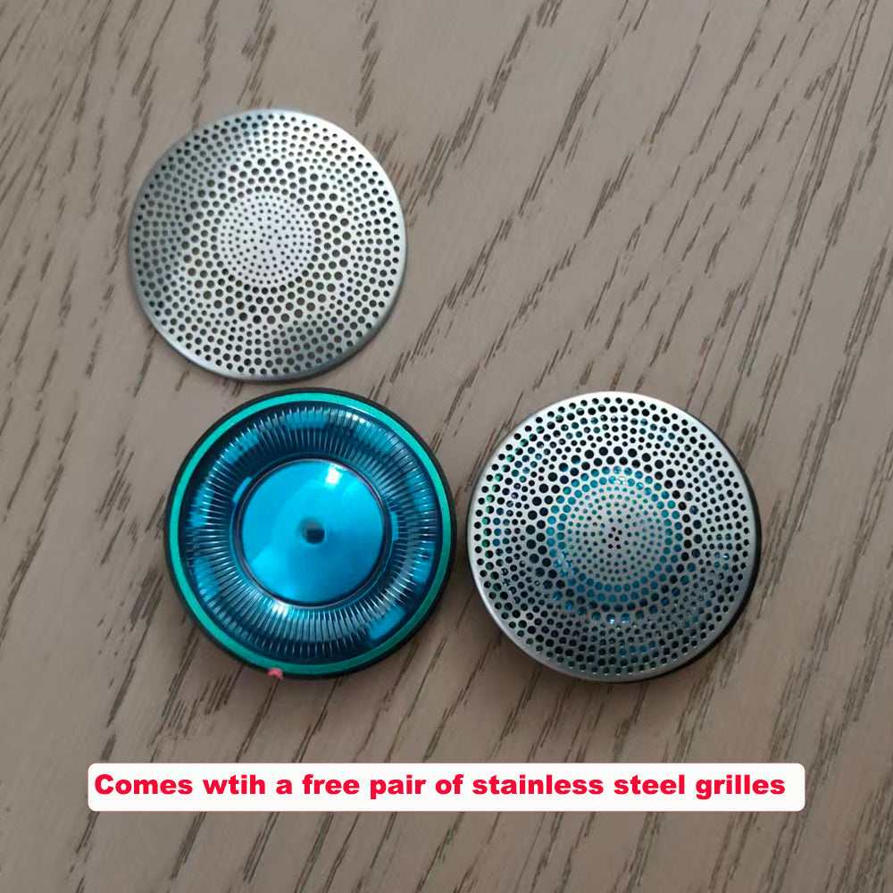 ELFINEAR Azure Drive 50mm High Value N52 Driver 32Ω 120dB for DIY Headphone Mod, Includes Free Stainless Steel Grilles