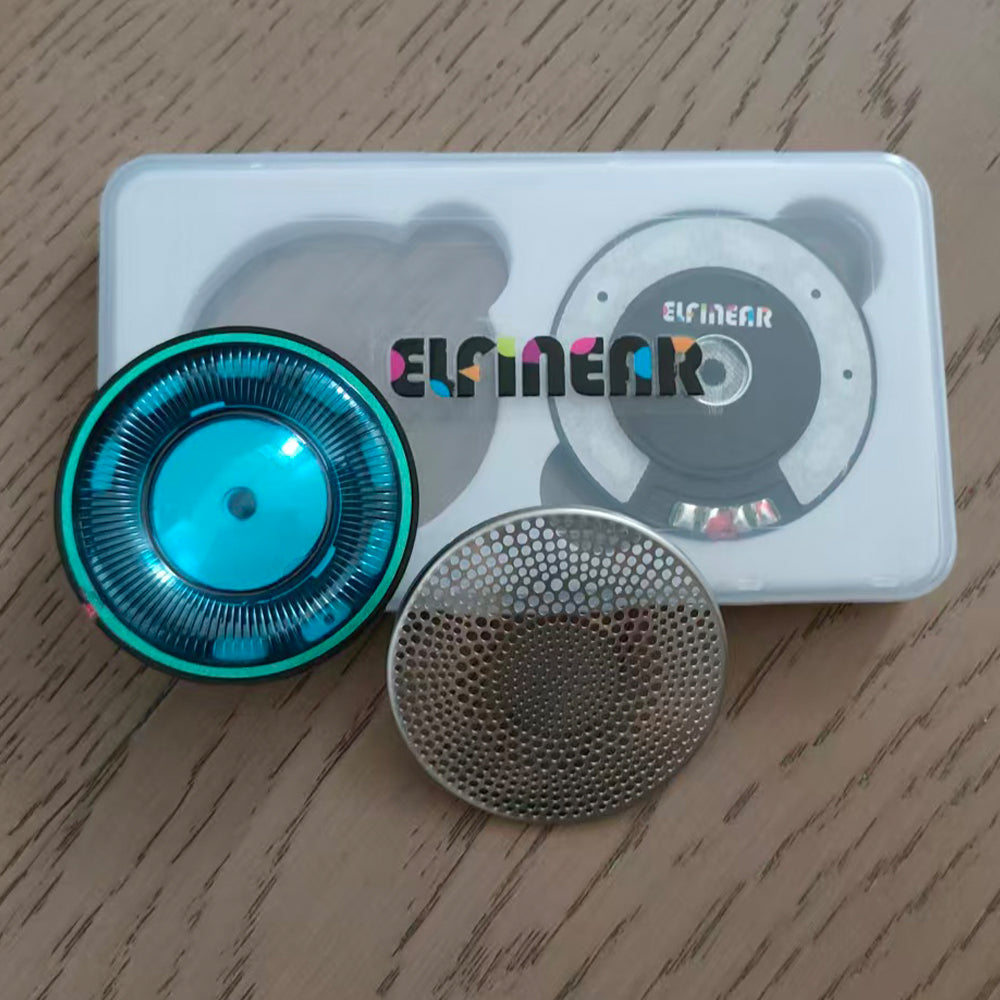 ELFINEAR Azure Drive 50mm High Value N52 Driver 32Ω 120dB for DIY Headphone Mod, Includes Free Stainless Steel Grilles