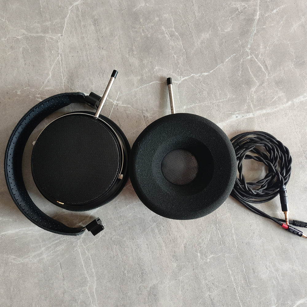DIY Headphone Enthusiasts' Dream! 110mm Headphone Housing with Accessories, Compatible with 50mm & 70mm Drivers, 2 Color Options