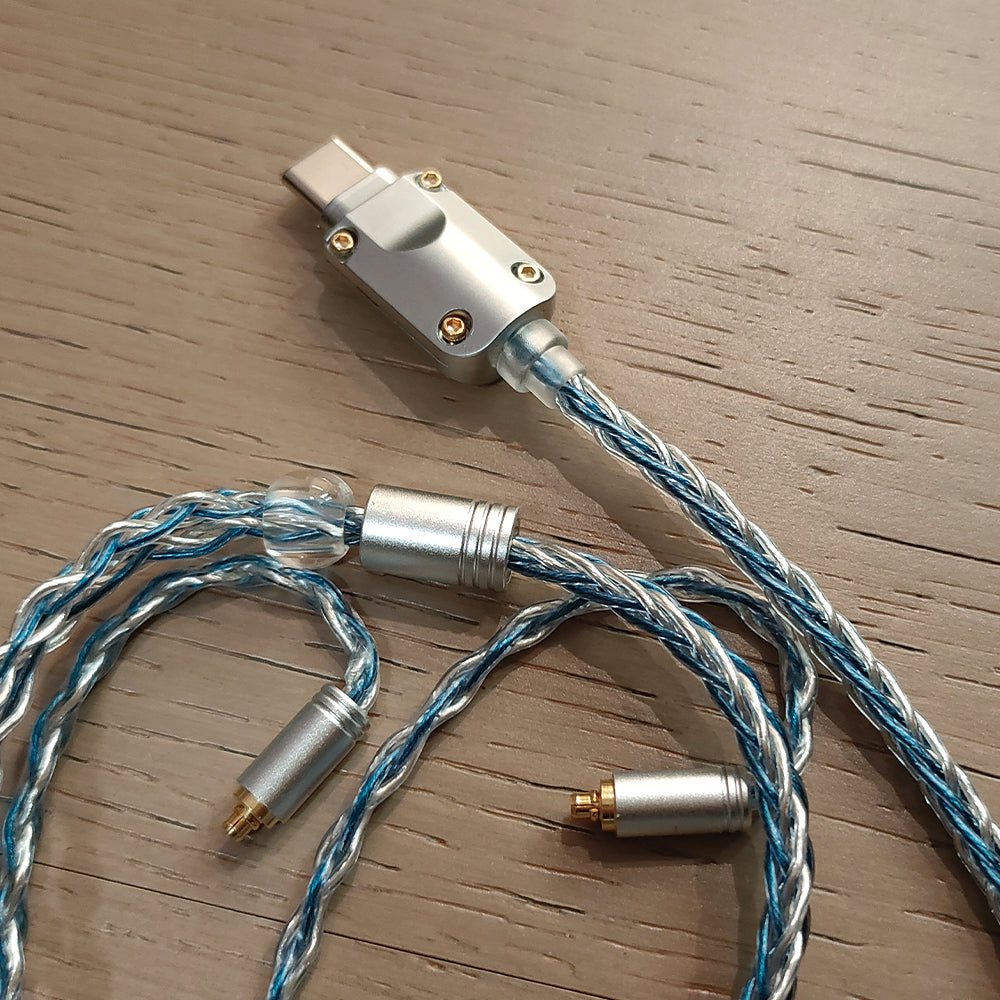 Módulo de audio digital HiFi USB-C con amplificador y dongle para auriculares, DAC y amplificador de sonido con chips CB5100 y CS43131, DSD256 de 384 kHz/32 bits