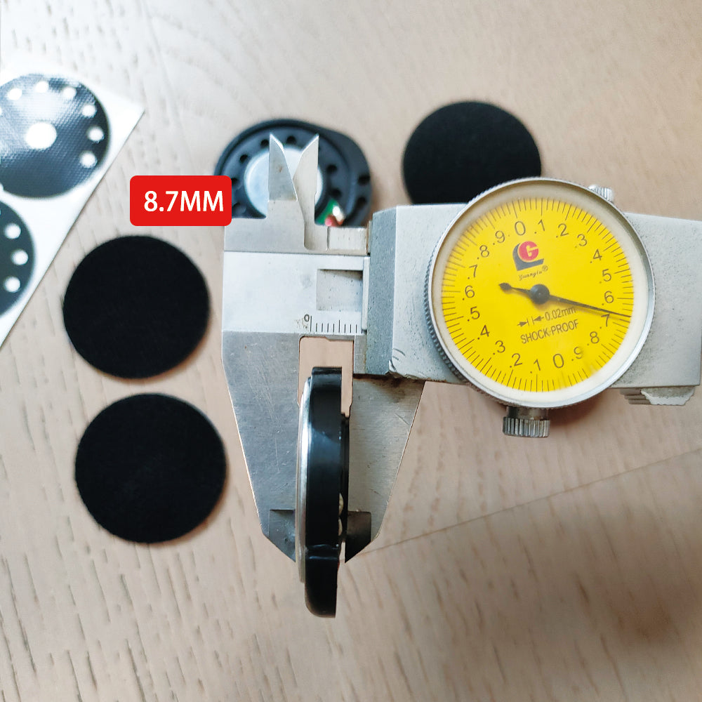 ELFINEAR High Qualtiy DIY Stereo Helmet Speakers Headphones for Cardo,Sena,Lexin,Vimoto Work with Most Helmet Communicators