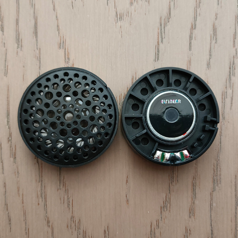 ELFINEAR Carbon-Micro Warm Sonic Driver 40mm, N48 Magnet, High-Res, 32Ω 300Ω Handmade