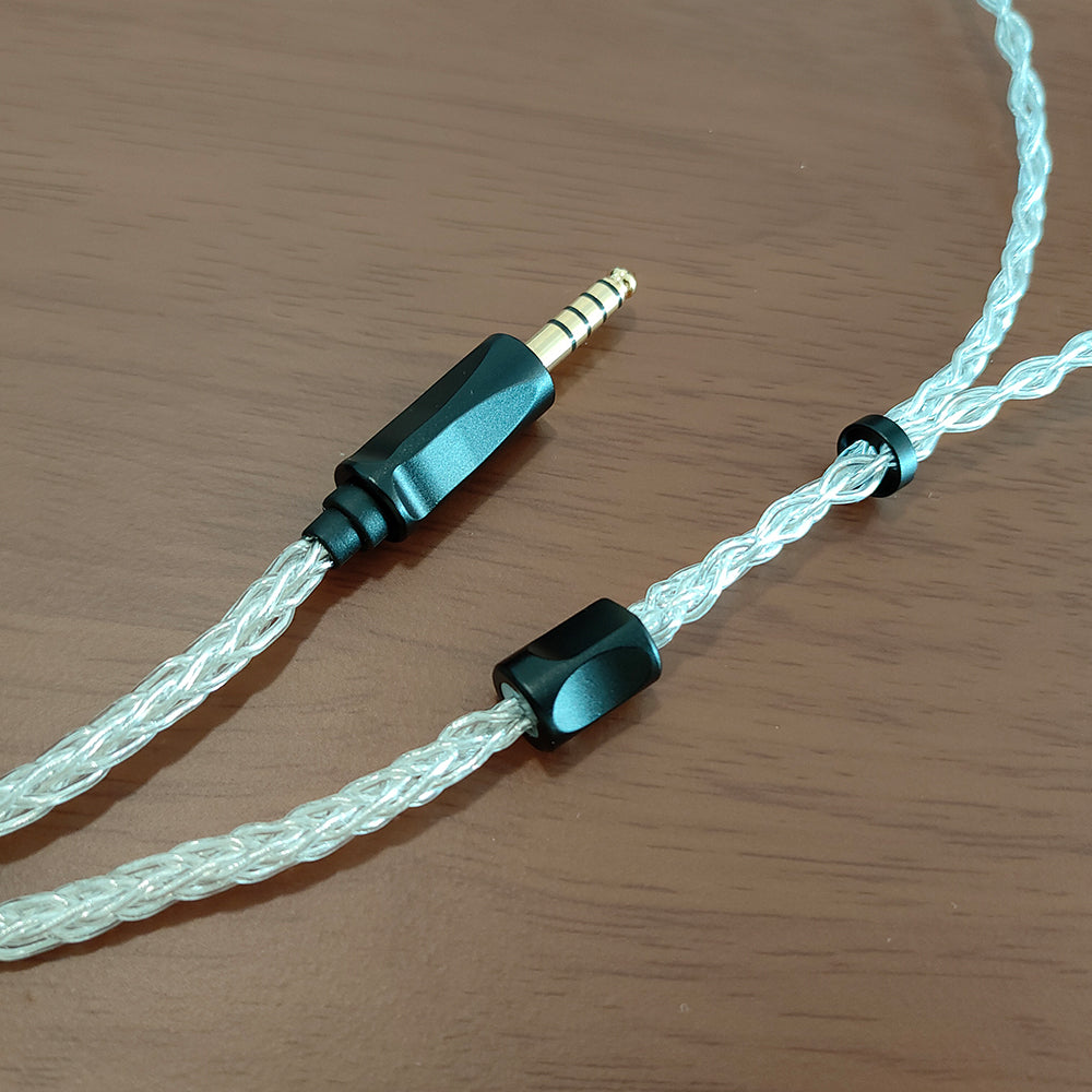 ELFINEAR 2M 8-Strand Single-Crystal Copper Silver-Plated Headphone Cable