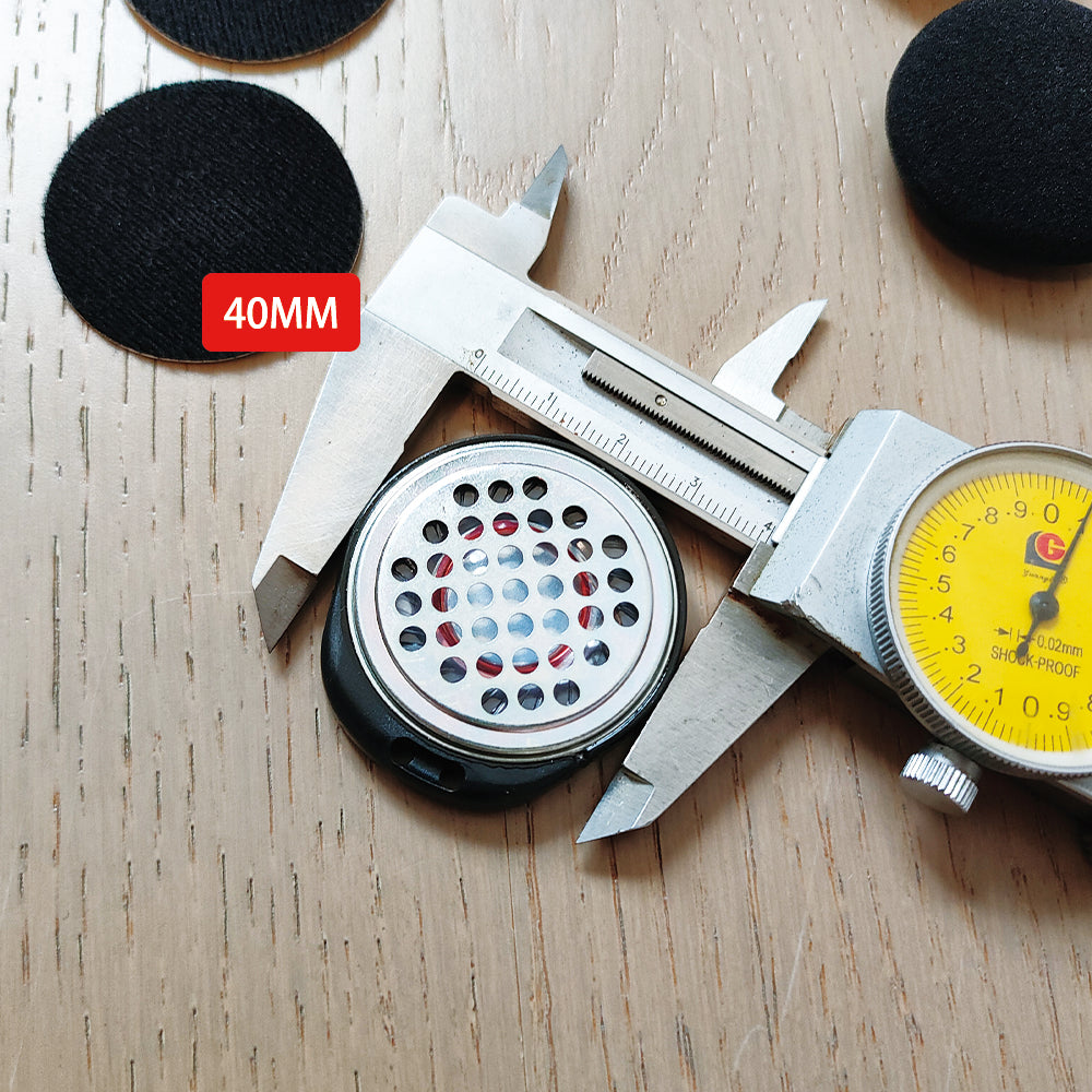 ELFINEAR High Qualtiy DIY Stereo Helmet Speakers Headphones for Cardo,Sena,Lexin,Vimoto Work with Most Helmet Communicators