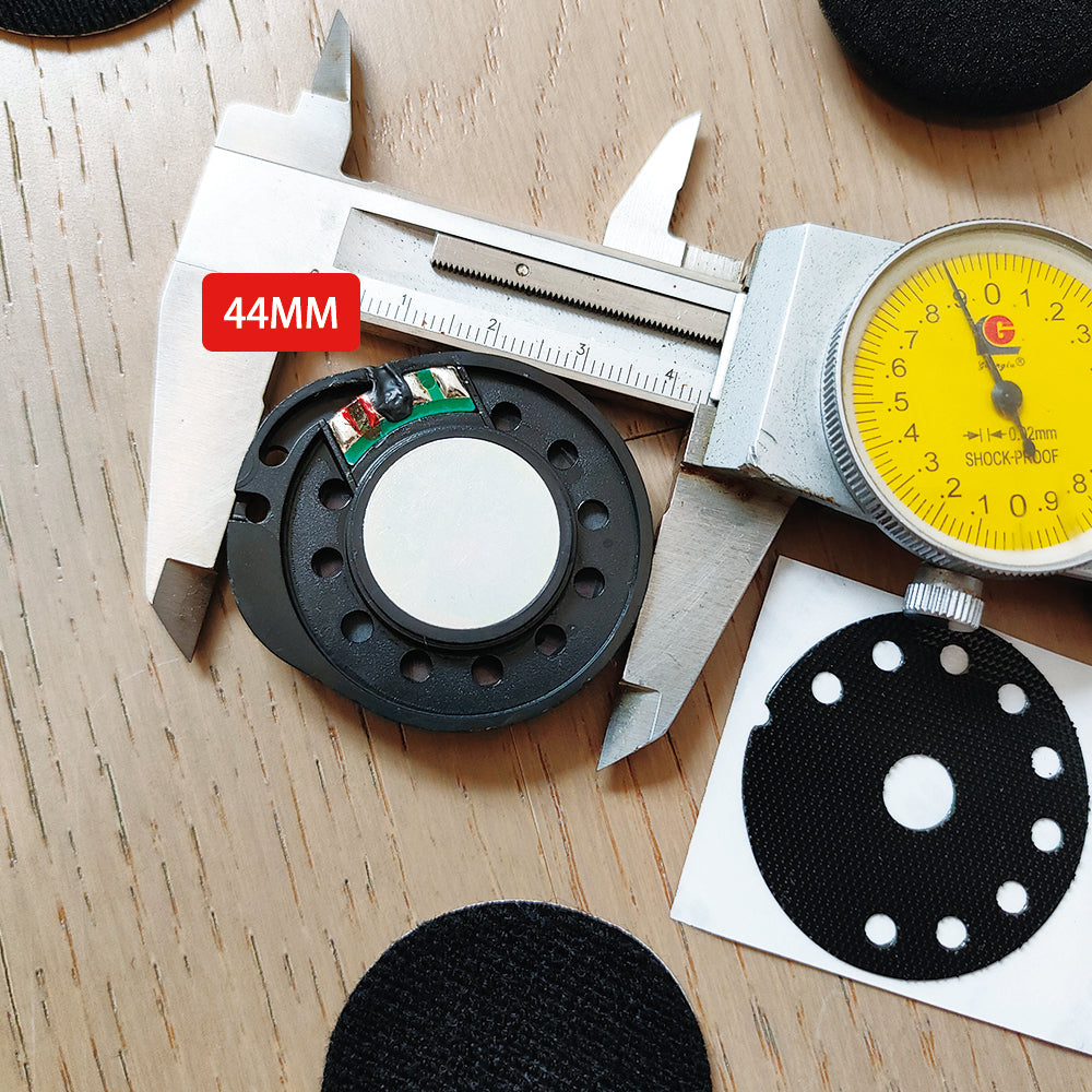 ELFINEAR High Qualtiy DIY Stereo Helmet Speakers Headphones for Cardo,Sena,Lexin,Vimoto Work with Most Helmet Communicators