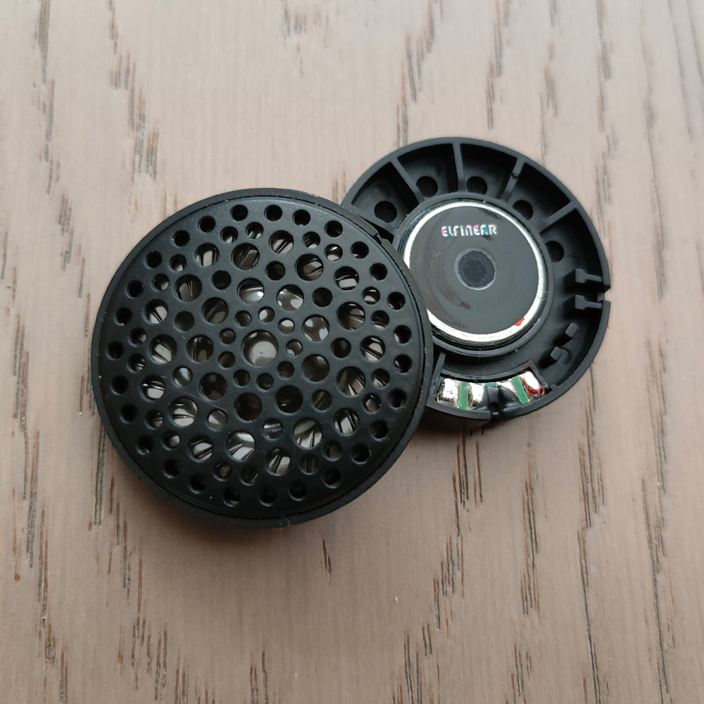 ELFINEAR Carbon-Micro Warm Sonic Driver 40mm, N48 Magnet, High-Res, 32Ω 300Ω Handmade