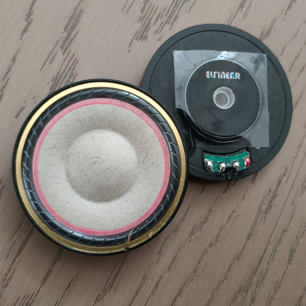 ELFINEAR PaperCone 40mm Fiber Paper Diaphragm N50 Magnet High-Quality Voice Coil Hi-Fi Sound Full Bass Premium Speaker Unit