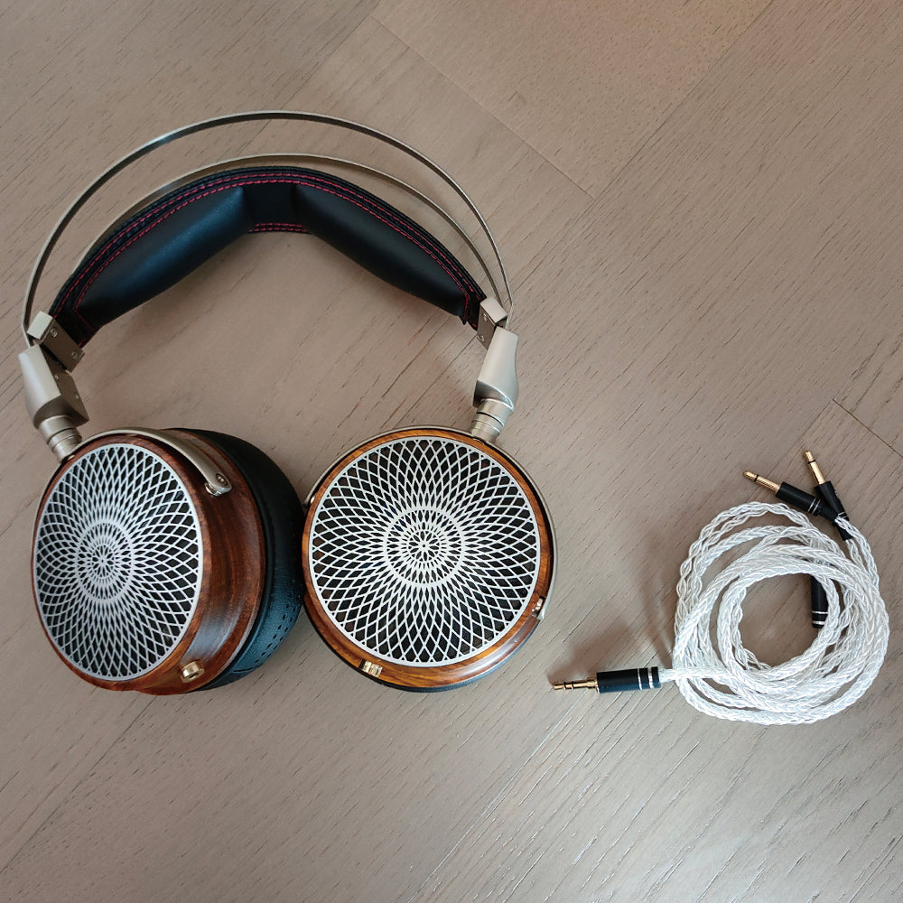 Auriculares de madera ELFINEAR serie AETHER con controladores de 50 mm de gama alta de 32 Ω, 64 Ω, 300 Ω, 500 Ω, 700 Ω y 900 Ω. Excelente relación calidad-precio.
