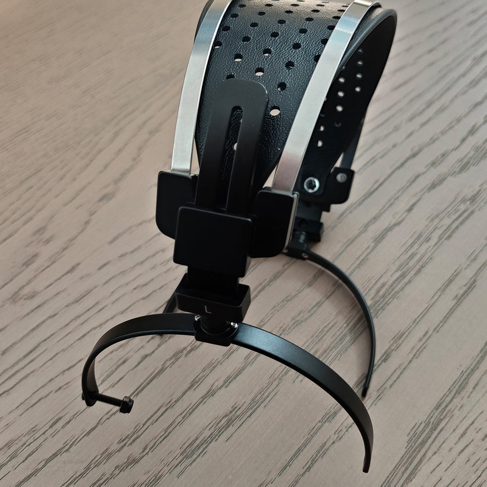 DIY Headphone Headband Suspension System 100mm/110mm Ultra-light Aluminum Alloy Genuine Leather