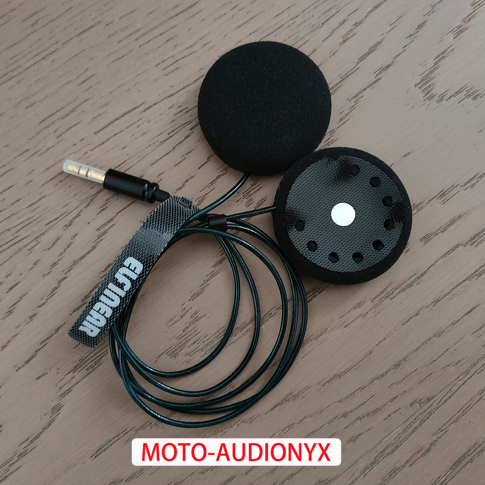 ELFINEAR MOTO-AUDIONYX Helmet Speakers Headphones for Cardo,Sena,Lexin,Vimoto Work with Most Helmet Communicators