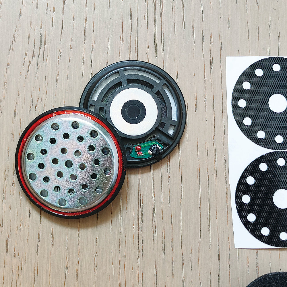 ELFINEAR High Qualtiy DIY Stereo Helmet Speakers Headphones for Cardo,Sena,Lexin,Vimoto Work with Most Helmet Communicators