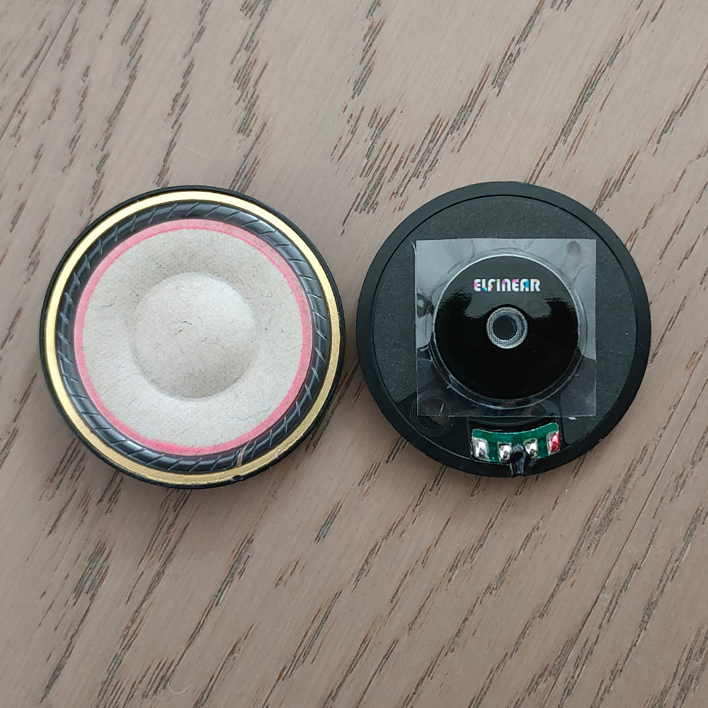 ELFINEAR PaperCone 40mm Fiber Paper Diaphragm N50 Magnet High-Quality Voice Coil Hi-Fi Sound Full Bass Premium Speaker Unit