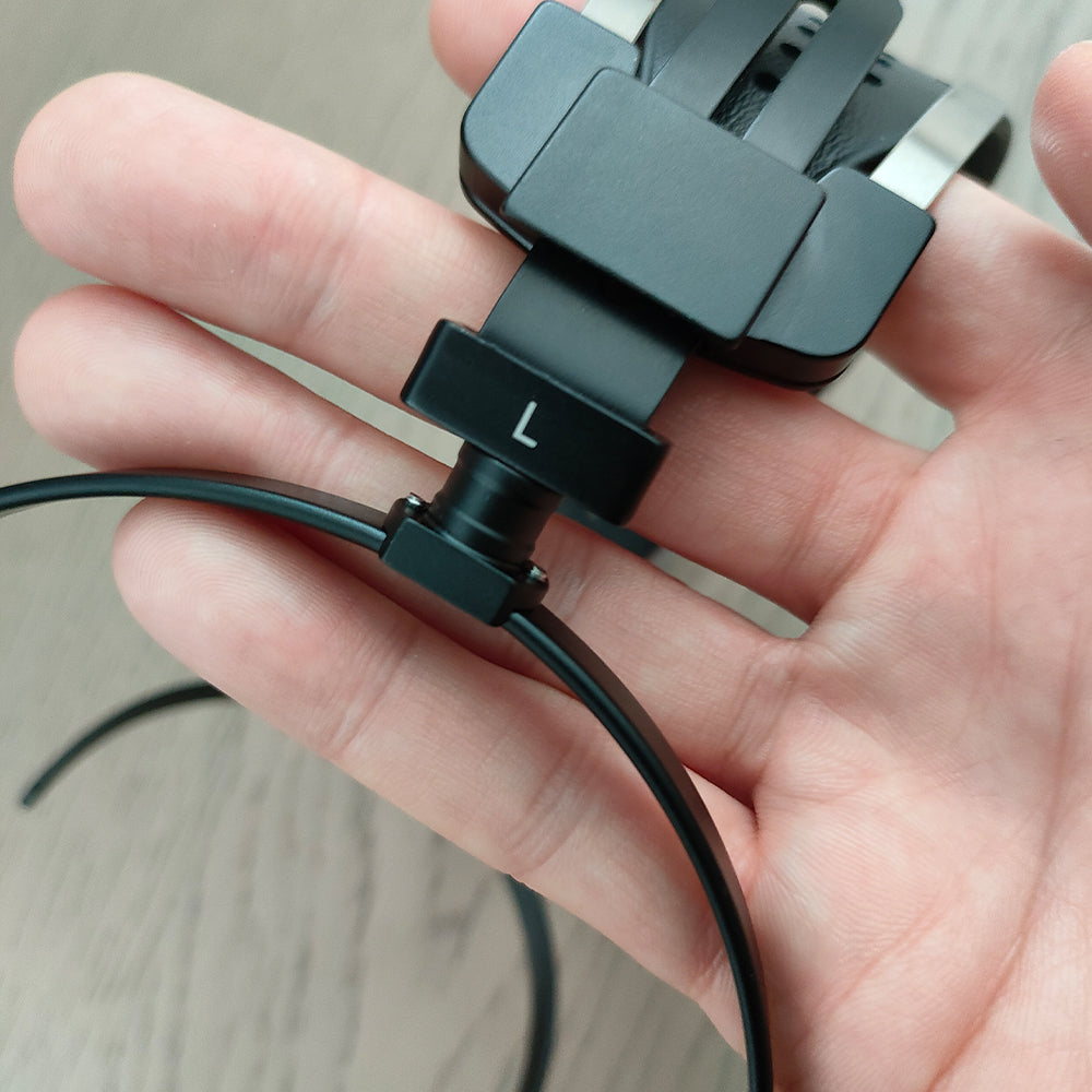 DIY Headphone Headband Suspension System 100mm/110mm Ultra-light Aluminum Alloy Genuine Leather