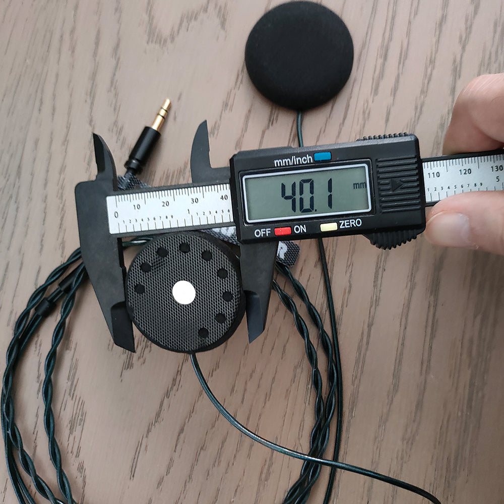 ELFINEAR MOTO-AUDIONYX Helmet Speakers Headphones for Cardo,Sena,Lexin,Vimoto Work with Most Helmet Communicators