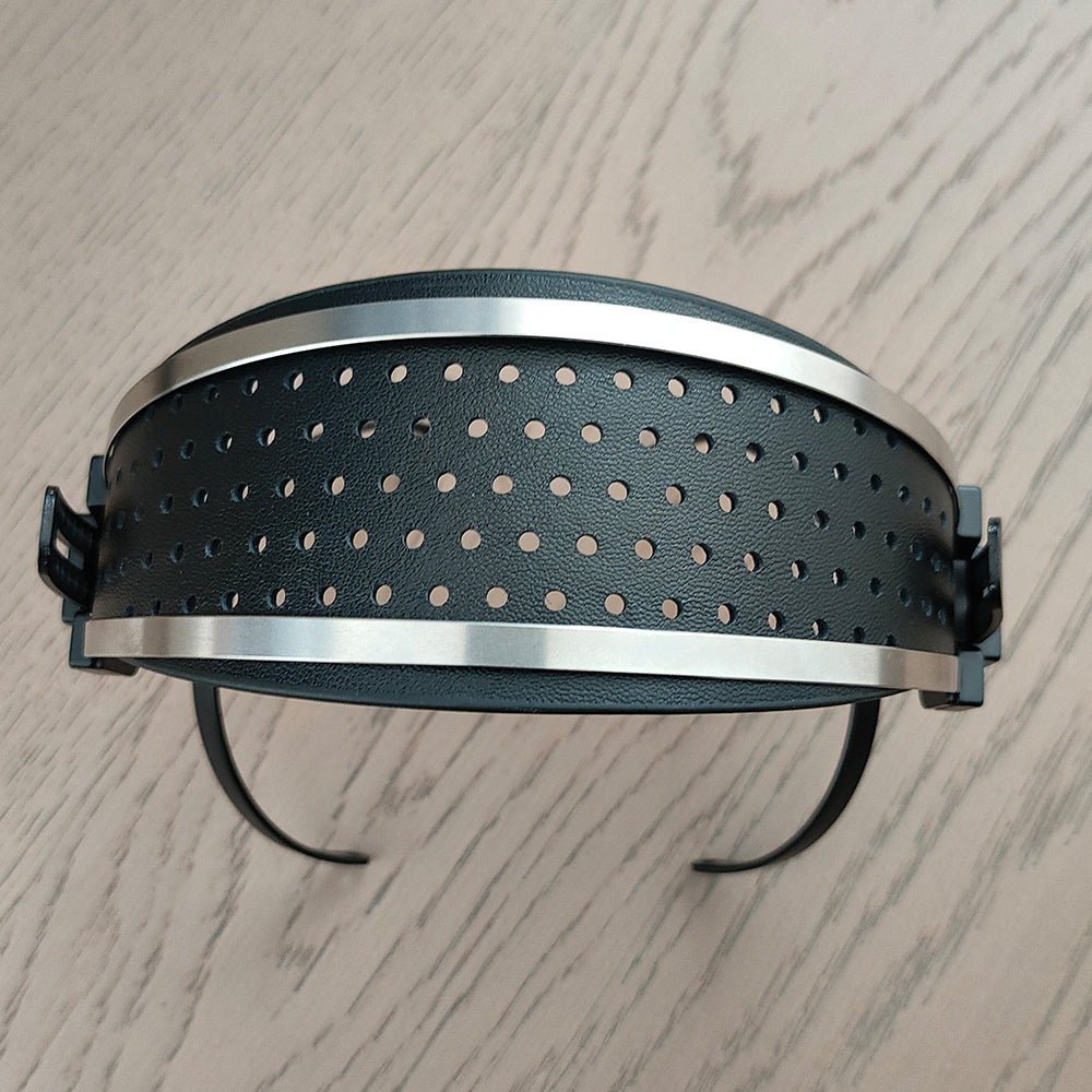 DIY Headphone Headband Suspension System 100mm/110mm Ultra-light Aluminum Alloy Genuine Leather