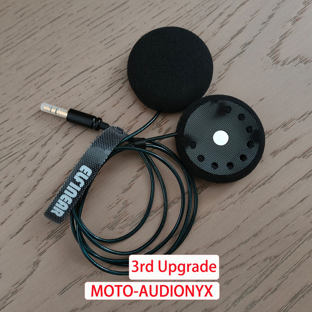 ELFINEAR MOTO-AUDIONYX Helmet Speakers Headphones for Cardo,Sena,Lexin,Vimoto Work with Most Helmet Communicators