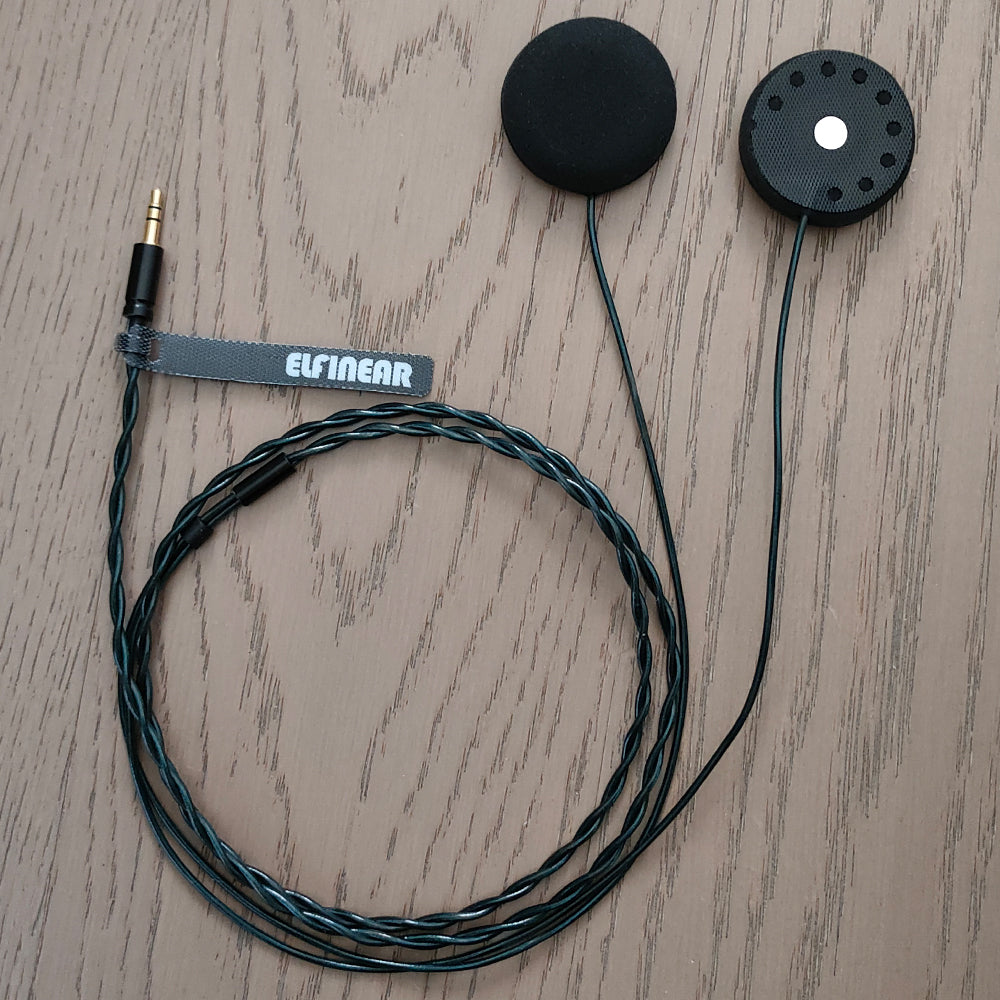 ELFINEAR MOTO-AUDIONYX Helmet Speakers Headphones for Cardo,Sena,Lexin,Vimoto Work with Most Helmet Communicators