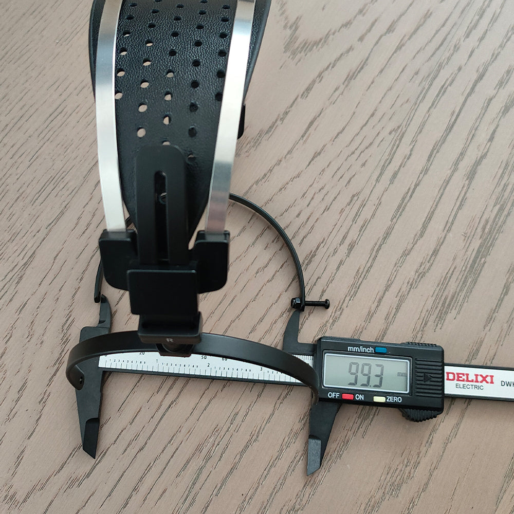 DIY Headphone Headband Suspension System 100mm/110mm Ultra-light Aluminum Alloy Genuine Leather