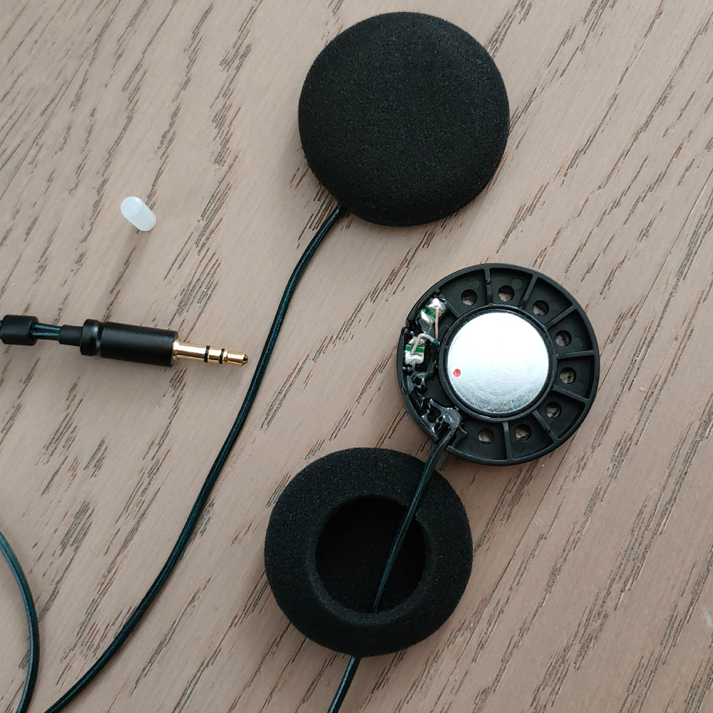 ELFINEAR MOTO-AUDIONYX Helmet Speakers Headphones for Cardo,Sena,Lexin,Vimoto Work with Most Helmet Communicators