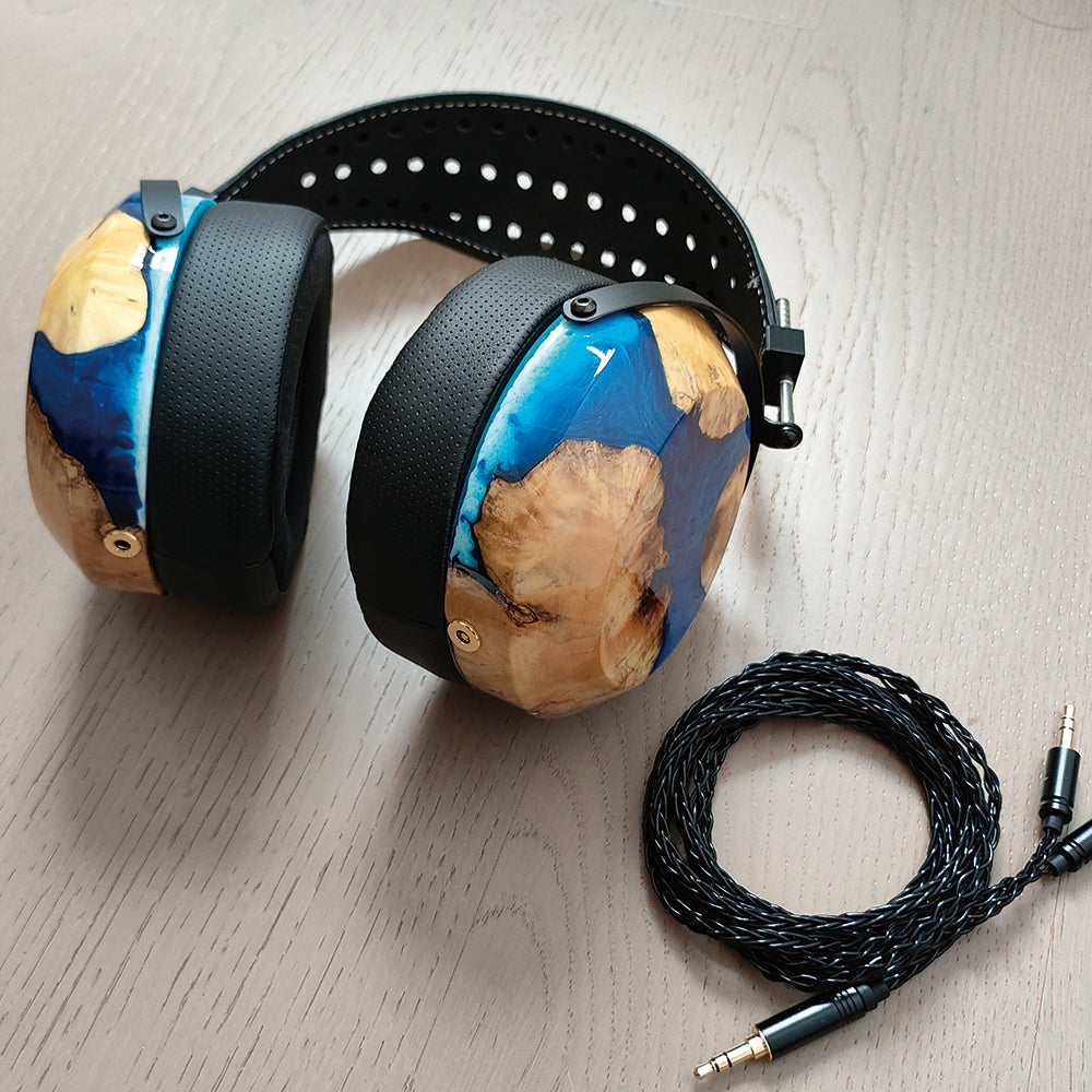 ELFINEAR High - Grade DIY Resin & Solid Wood Composite Headphone Shell Set for Head - mounted Headphones