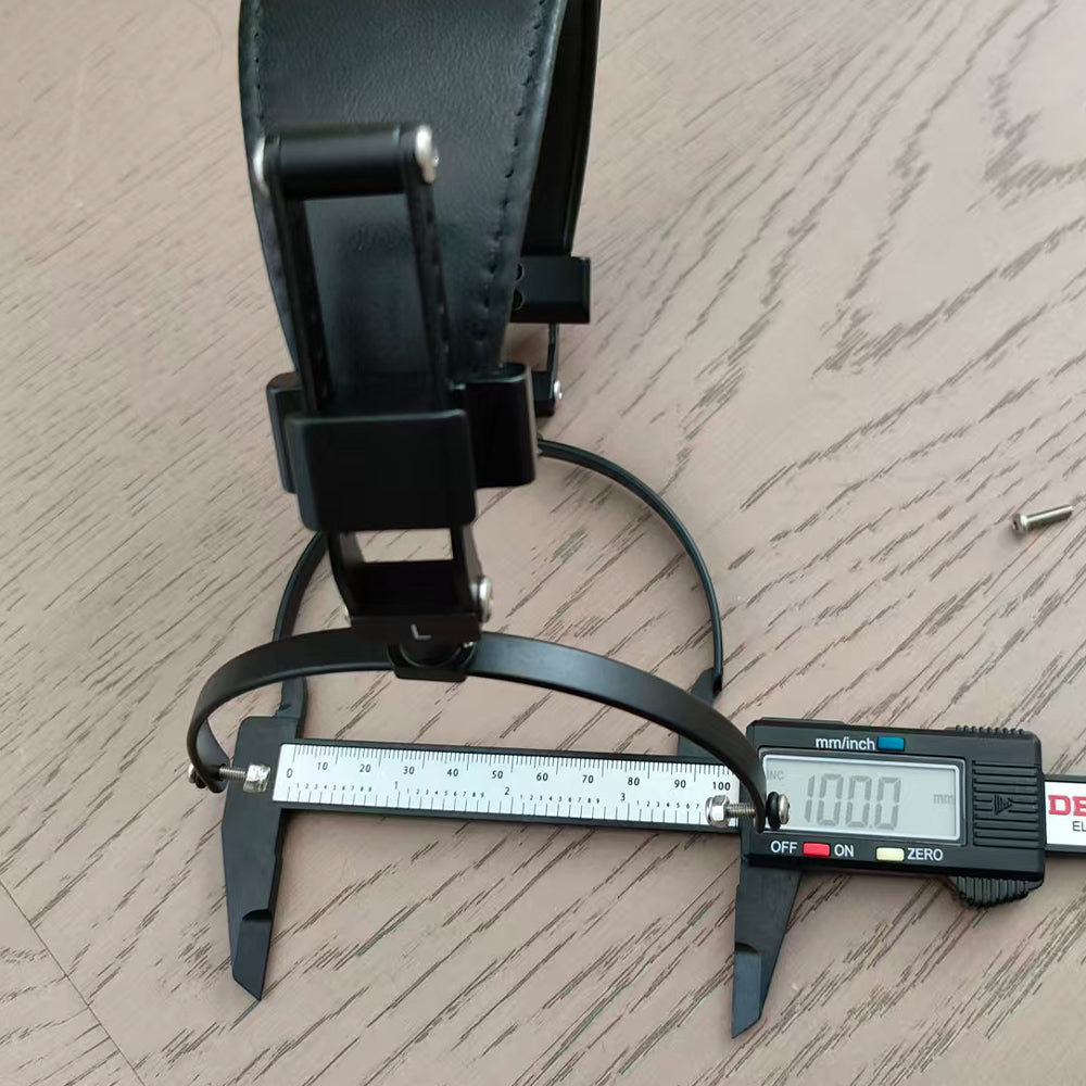 ELFINEAR DIY Headphone Headband Suspension System 100mm/110mm Ultra-light Aluminum Alloy Genuine Leather