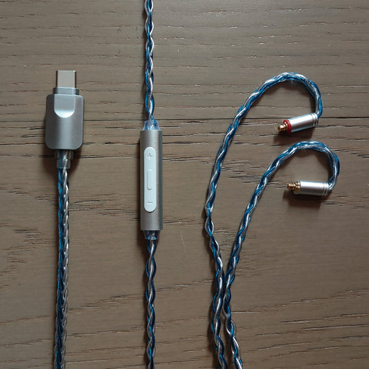 ELFINEAR DAC AMP Amplifier Adaptor Dongle Cable TYPE C to MMCX,0.78 2pin,0.78 2Pin Long,A2DC,QDC,AFZ,IM Series Connectors